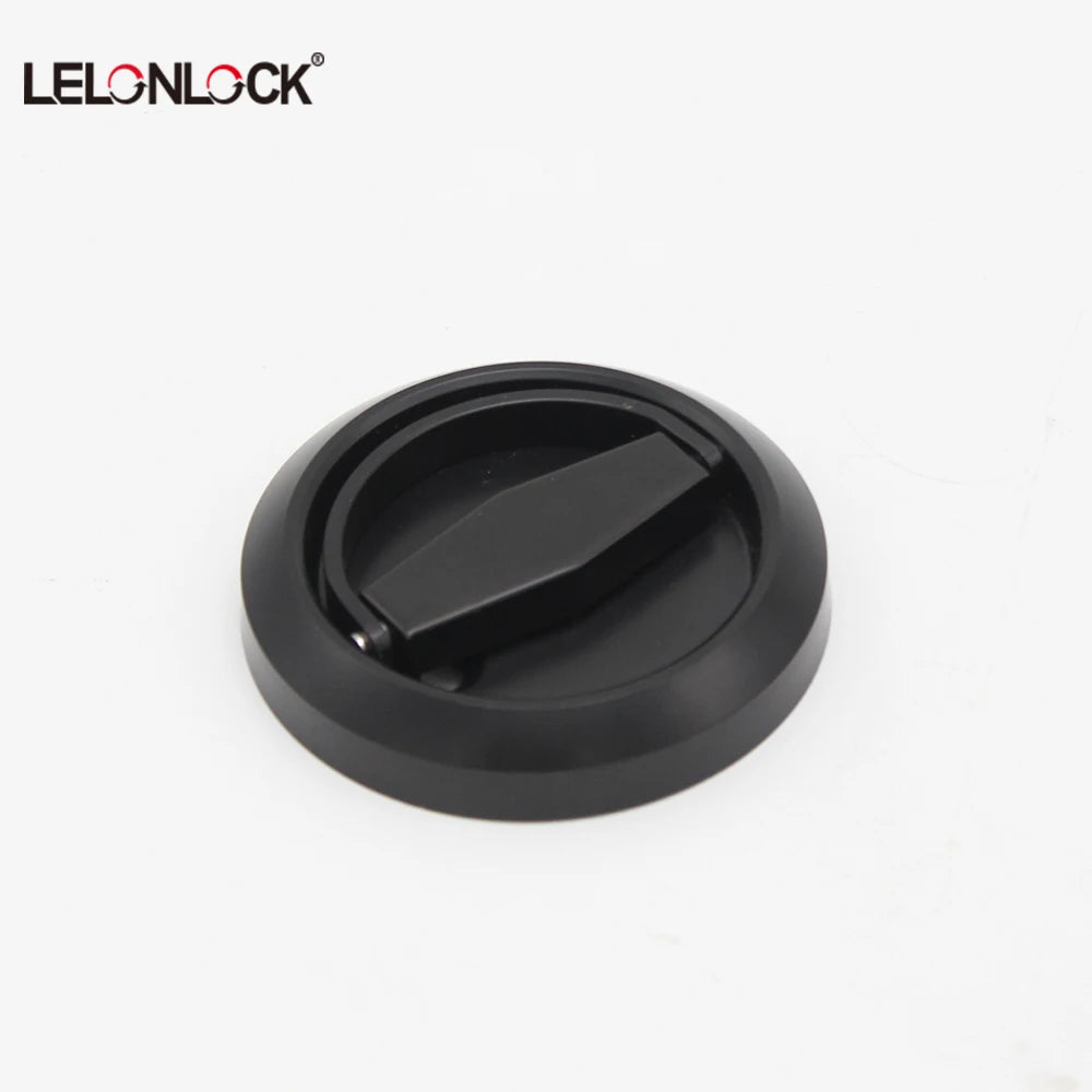 Multi-color Concealed Mounting Wooden Concealed Sliding Door Locks Round Base Knob Handle Sliding Privacy Pocket Door Lock