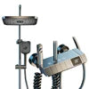 Thermostatic Shower System, 4 FunctionsLED Digital DisplayPiano KeysWall Mounted Shower SetBathroom Mixer & Bidet Sprayer