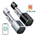 Tuya BLE TT Lock Smart Cylinder Lock with Key Ttlock Electronic with Fingerprint and DIY Cylinder Core Door Lock