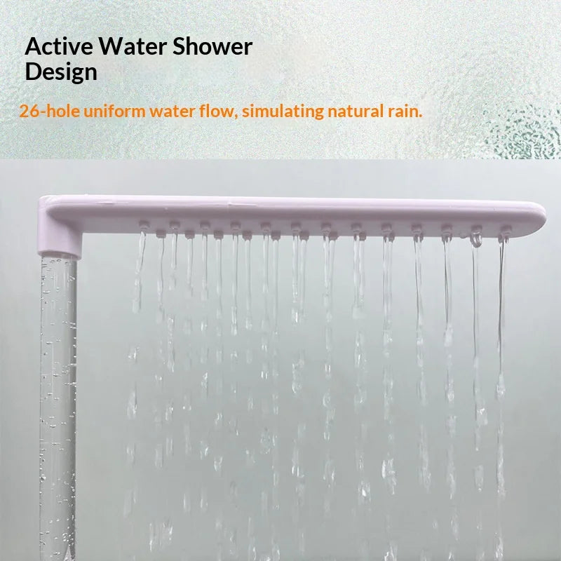 Automatic Bird Bath Fountain with Electric Faucet Parrot Shower Spa for Parakeet Conure Bird Cage Accessories