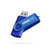 Hot Selling Swivel Metal USB Flash Drive in Various Colors 1GB to 128GB USB 2.0 E14 CE FCC ROHS Certified 9g