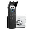 Smart Deadbolt Locks Grade C Tuya App Wifi Card Password Fingerprint Key Aluminium Alloy Smart Deadbolt Lock with Camera