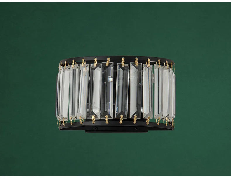 Modern Light Luxury Crystal Wall Lamp Bedroom Bedside Simple Atmosphere Living Room Background Minimalist Room Lighting