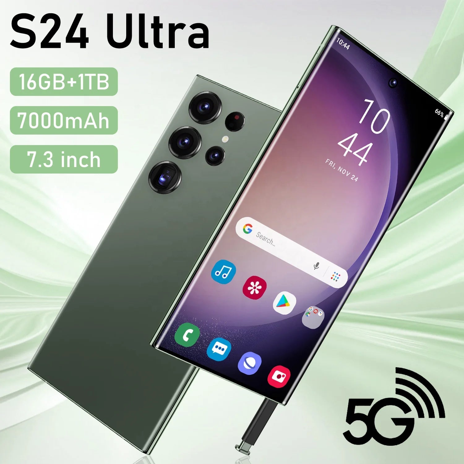 2024 Market Factory Price S24 Ultra+ Unlocked Smartphone Dual SIM Card Mobile Phone 5G S24 Ultra 16GB+1TB Cell Phones