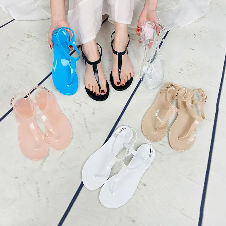 New Summer Fashion Simple Flip Flops Sandals Women Shoes Leisure Lightweight Comfortable Waterproof Slippers Indoor Shower