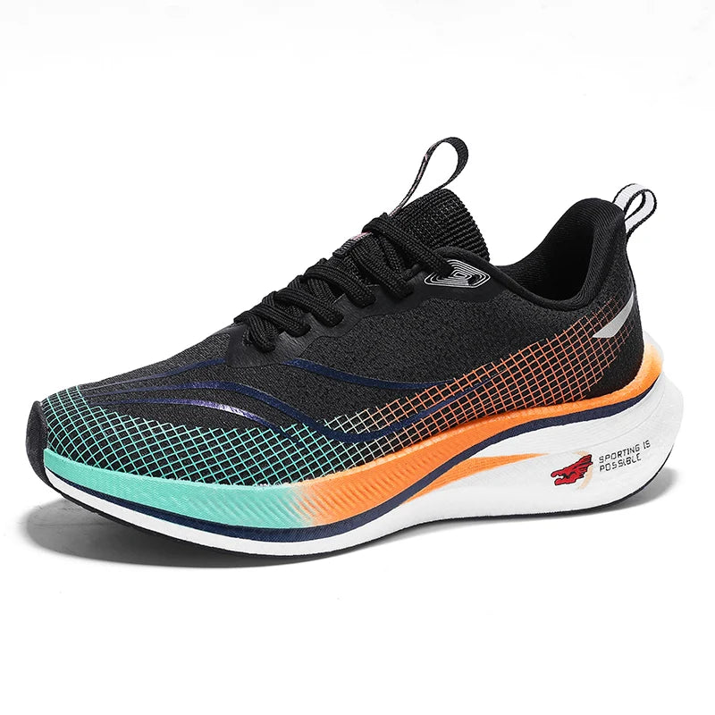 Lightweight running shoes high-quality marathon men's sports shoes mesh breathable fashionable low cut breathable running shoes