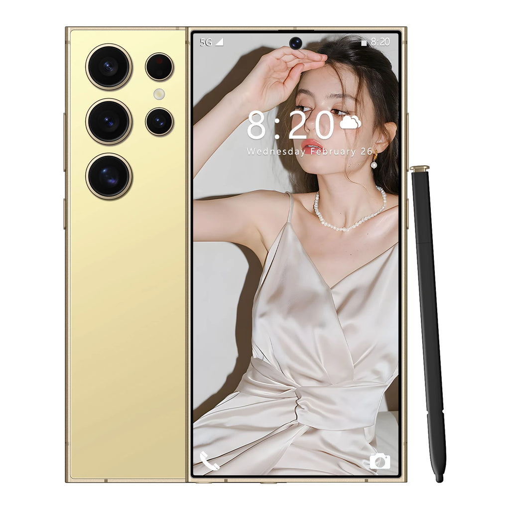 2022 New Big Screen 6.7inch S24 Ultra 16GB+1TB Mobile Phones 5G Smartphone Gaming 5G Phones Android 13.0