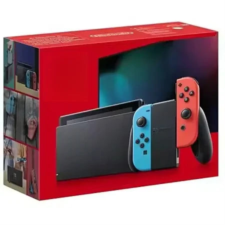New Game  OLED 32GB Console with Neon Blue and 12 Month International Warranty