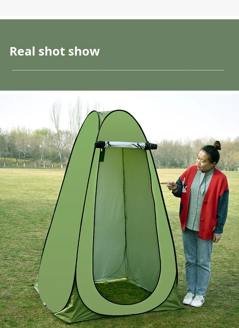 Outdoor Camouflage Four-season Automatic Shower Tent Thickened Warm Single Layer Mobile Toilet Portable Folding Changing Tent