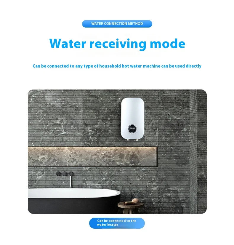 High Concentration PEM Hydrogen Generator Nano Hydrogen Shower Machine Hydrogen Rich Pure Water Heater for Bathroom Use