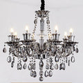 Modern Candle Crystal Lamp Living Room Large Crystal Chandelier Lighting Modern Atmosphere Restaurant Bedroom Hanging Lamps