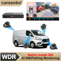 Super Night Vision 1080p 3D Car 360 Around View Camera System With Ai Function