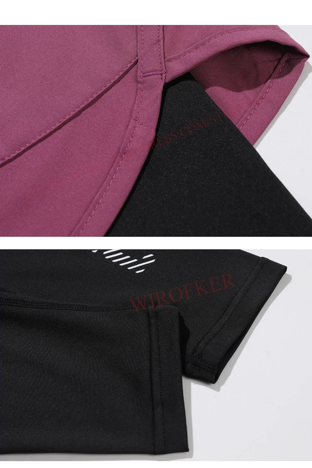 Women Running Trousers 2 In 1 Yoga Sports Fitness Leggings Quick Dry Jogger Training Sportpants High Waist Female Gym Pants