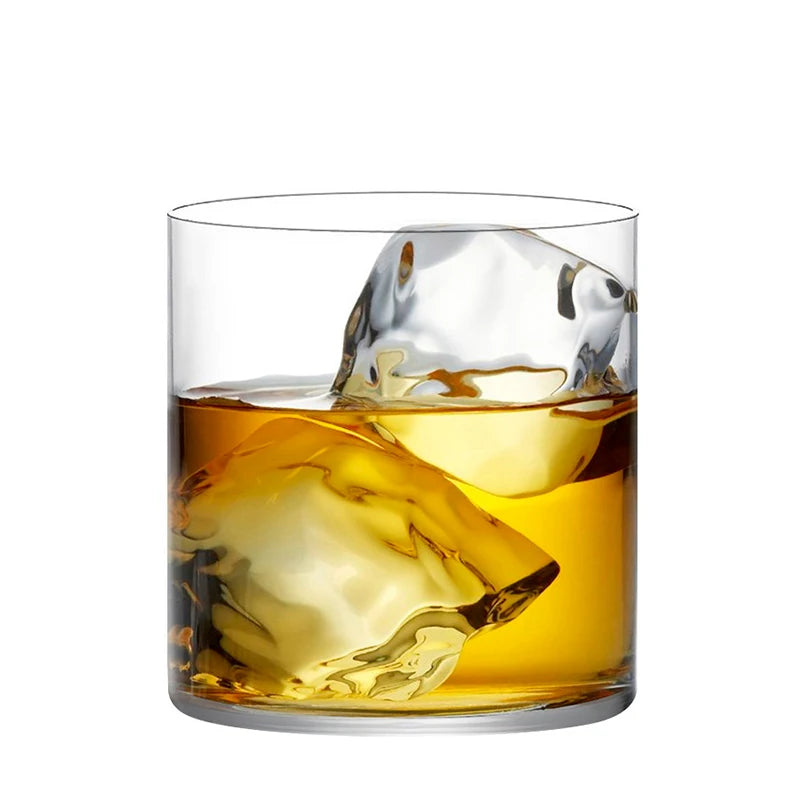 4PCS Ultra Thin Whiskey Glasses, Excellent For Cocktail Bourbon Rocks Glassware 350ml Drinkware