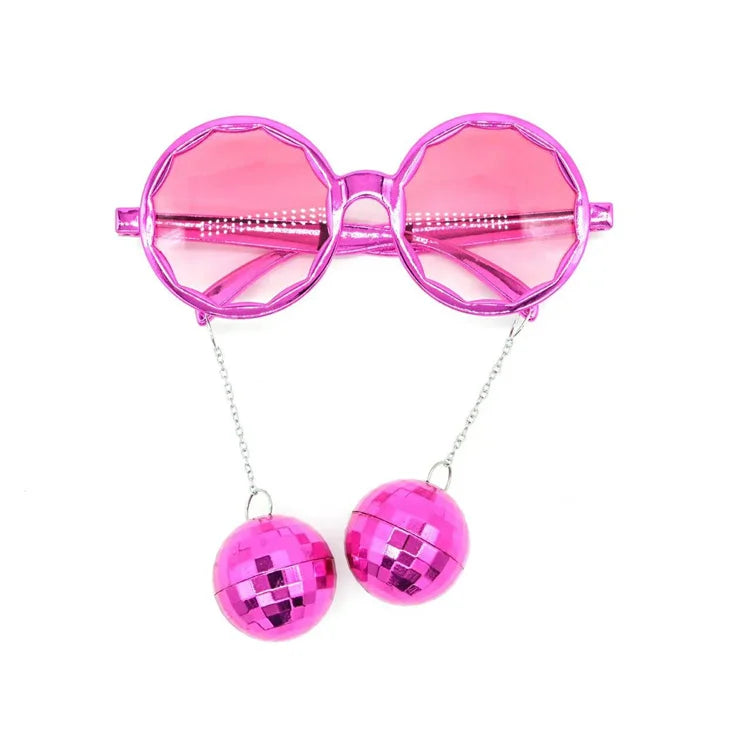 Youlun Wholesale Retro Disco Ball Party Favors Funny Glasses for Bachelorette Happy Valentine's Bridal Shower Men Women