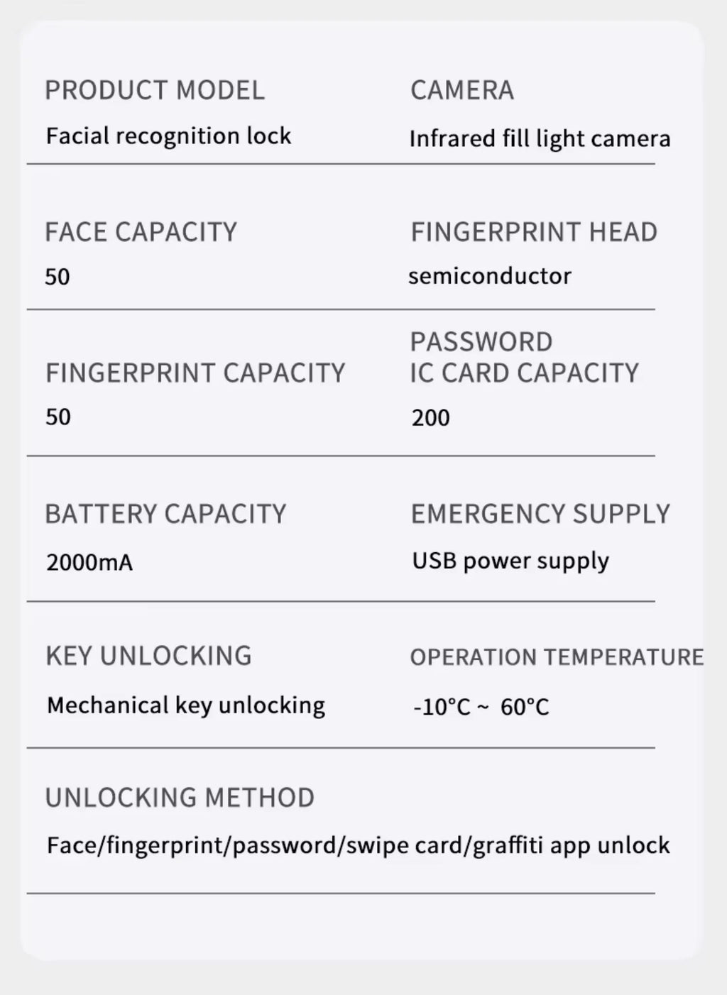 3D Face Recognition Front Door IP67 Waterproof Smart Lock Remote Keyless Fingerprint Password Unlock Cloud Wood Compatible