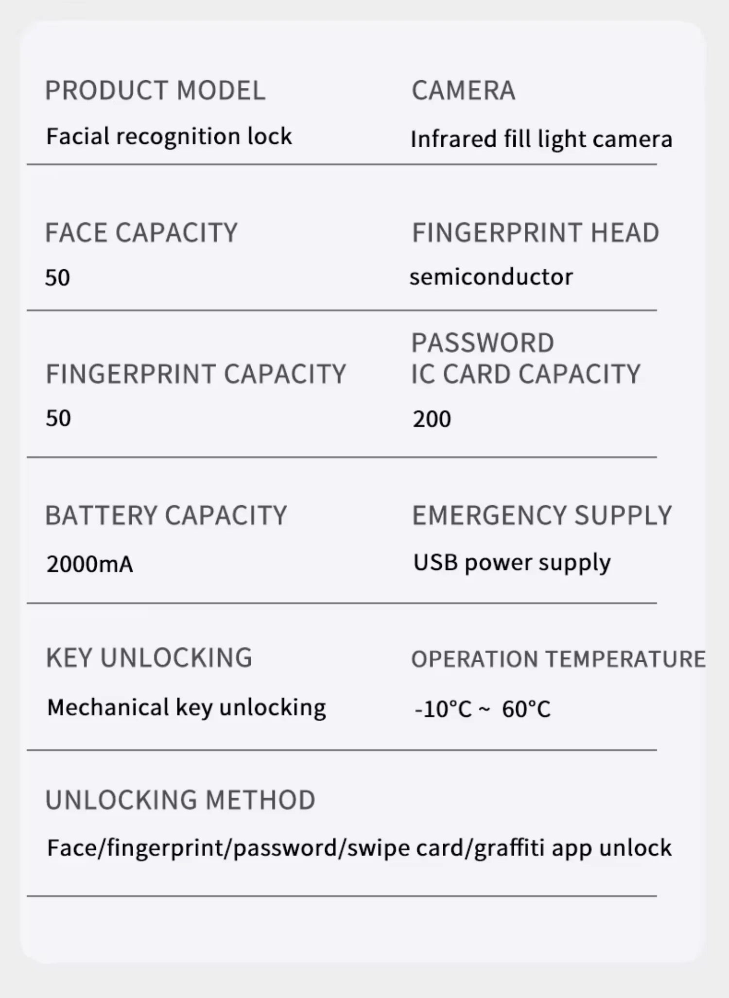 3D Face Recognition Front Door IP67 Waterproof Smart Lock Remote Keyless Fingerprint Password Unlock Cloud Wood Compatible