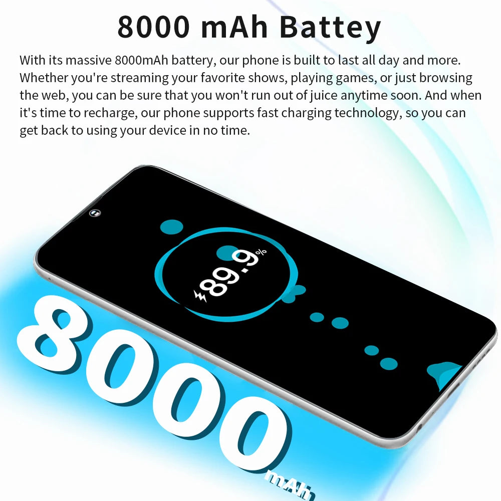 New Arrival S30ultra 5g Phone 7.3 Inch 16gb + 1tb Android Smartphone Android 13 Mobile Phones Wholesale