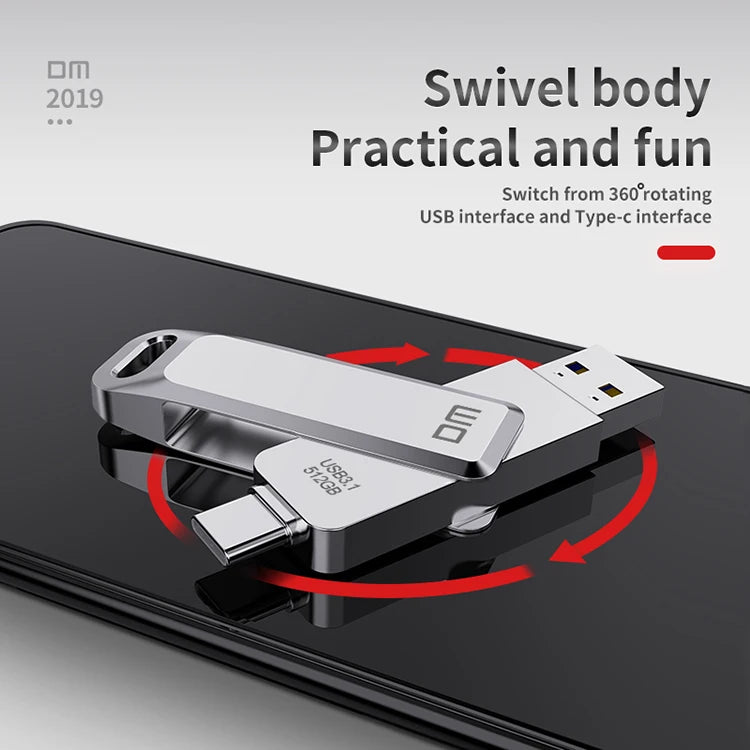 Wholesale Custom USB 3.2 Flash Drives 256G/128G/64G/32G/16G Type-C OTG New 64G USB Stick with High Capacity