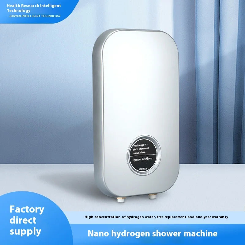 High Concentration PEM Hydrogen Generator Nano Hydrogen Shower Machine Hydrogen Rich Pure Water Heater for Bathroom Use
