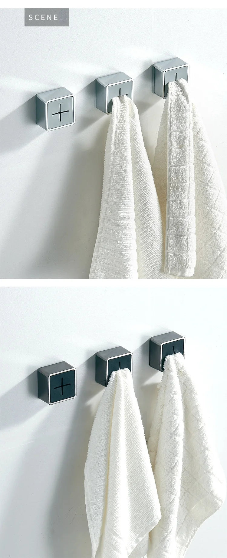 Towel Plug Holder Punch Free Silica Gel Bathroom Organizer Rack Towels Storage Wash Cloth Clip Bathroom Kitchen Accessories Tool