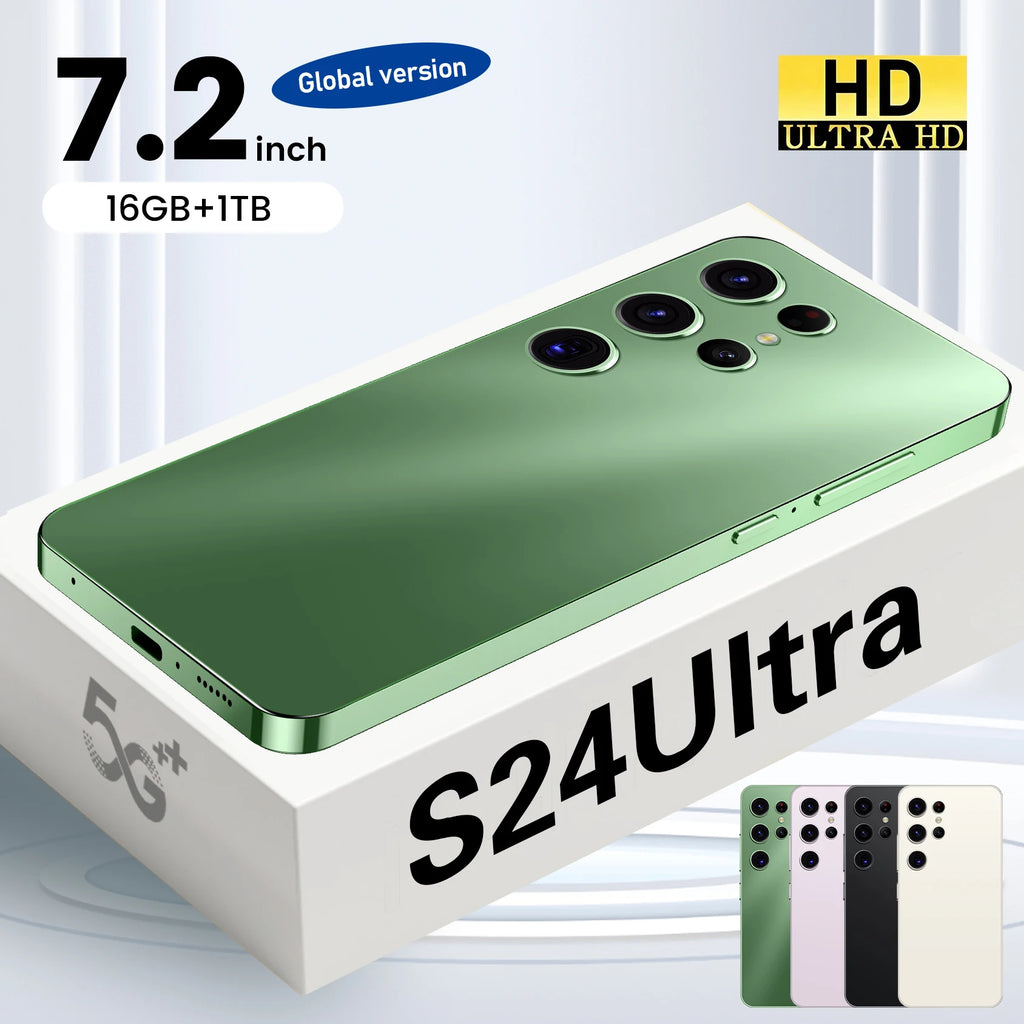 Wholesales Selling Original Phones S24 Ultra 5G Smartphone 5G Dual SIM Mobile Phone with Android 13.0 for Gaming Version
