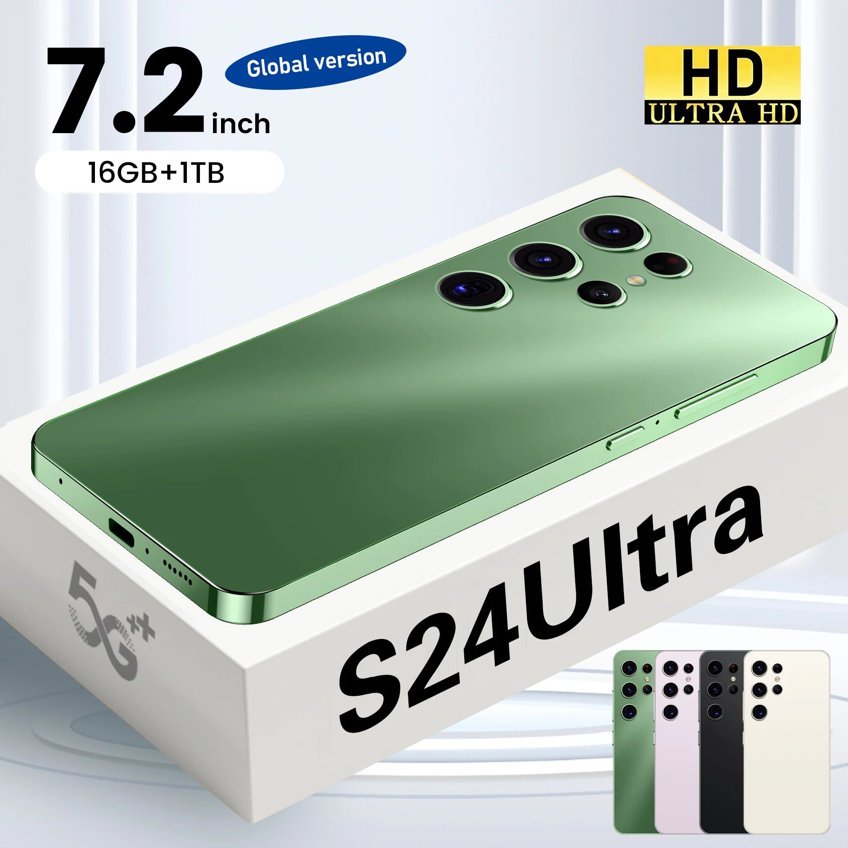 Wholesales Selling Original Phones S24 Ultra 5G Smartphone 5G Dual SIM Mobile Phone with Android 13.0 for Gaming Version