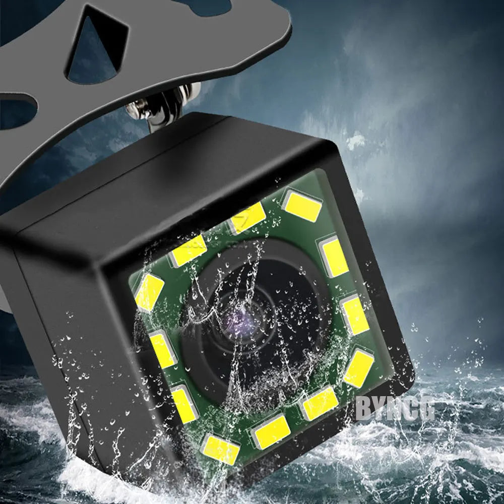 Car Rear View Camera or with Monitor 5 Inch 800*480 TFT LCD Foldable Reverse Parking And 12 LED Night Vision