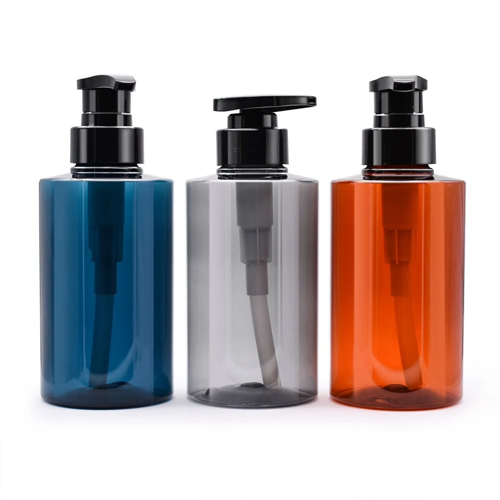 300ml 500ml Empty Body Wash Lotion Shower Gel Press Bottle with Pump Shampoo Plastic Bottle