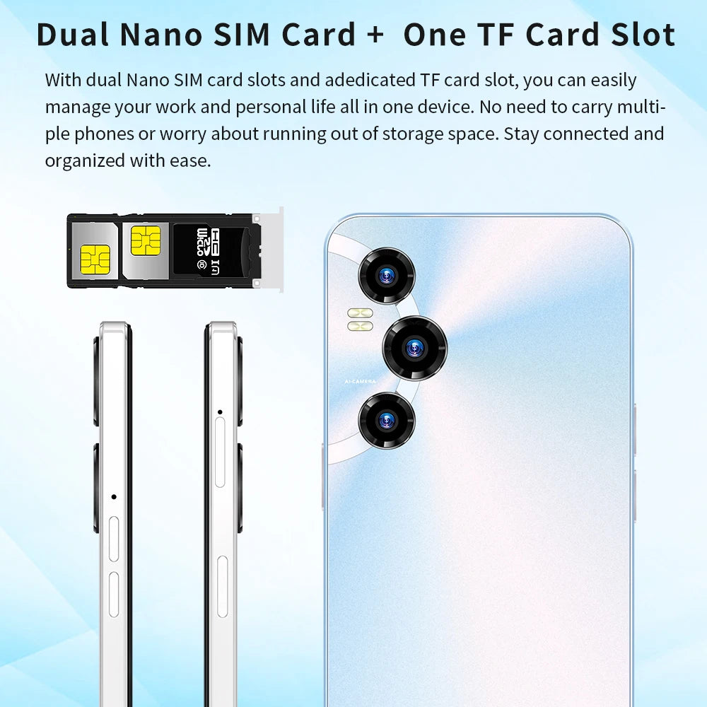 New Arrival S30ultra 5g Phone 7.3 Inch 16gb + 1tb Android Smartphone Android 13 Mobile Phones Wholesale