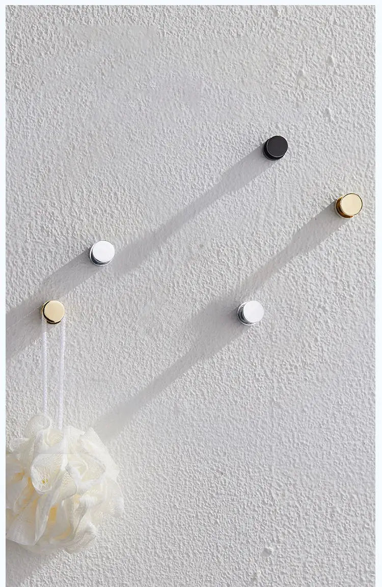 Brass Robe Hooks Clothes Hanger Household Small Decoration Rustproof Towel Hook Coat Hanger Key Rack Bathroom Accessories WB8123