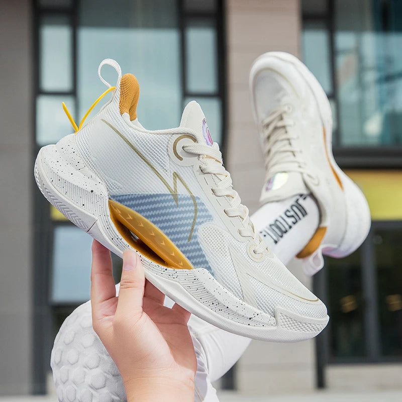 Custom Brand Factory Wholesale OEM Cool Night Glow Breathable Mesh Upper Lightweight Fashion Trend High Top Sneakers Practical