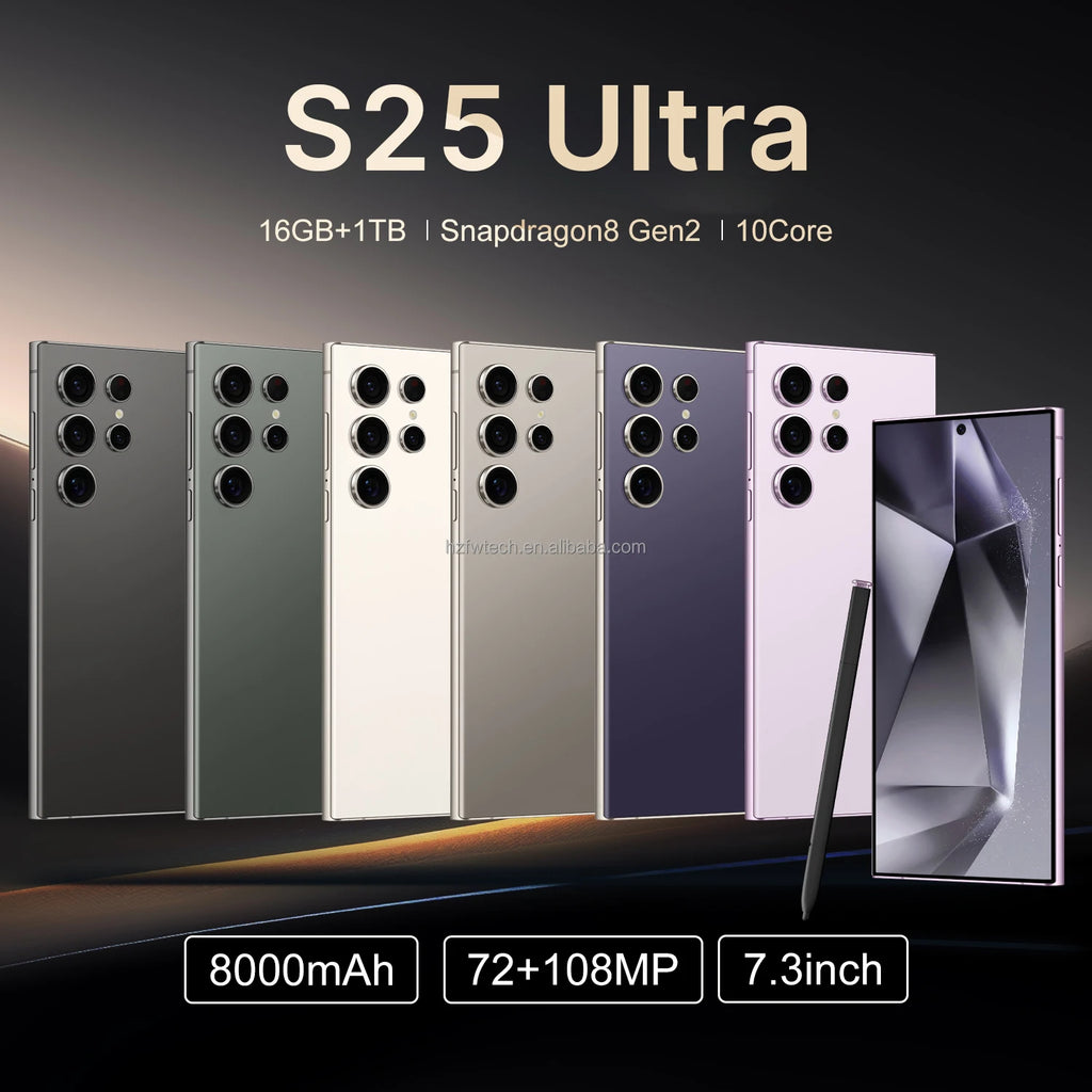 2025 Original S25 Ultra Smartphone 16+1TB 5G Android Smartphone with 3G&4G LTE Cellular Mobile Phones for S25 Ultra Cellphone