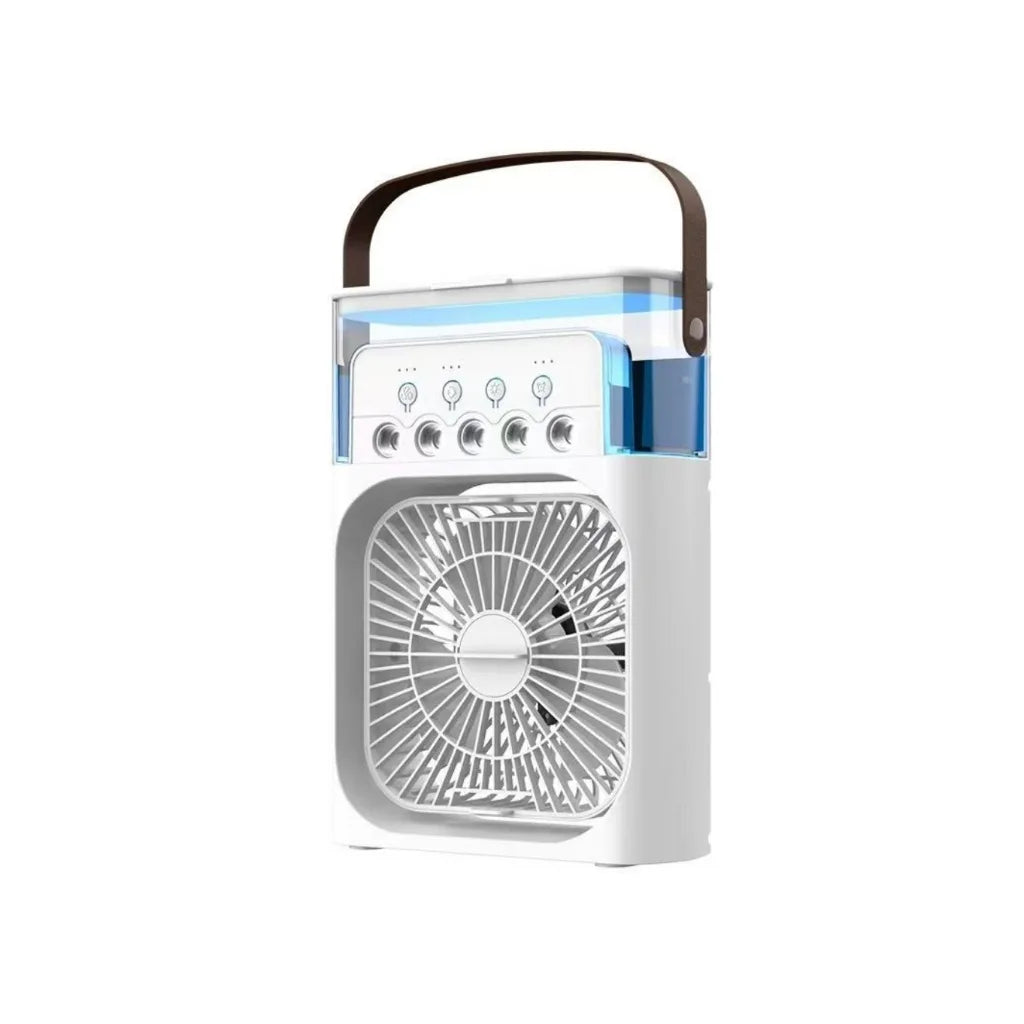Five Hole Smart Spray Fan Humidifier Water Cooled Fan Desk Office Student Use Silent Hydrating Humidification Cooling Air Fan