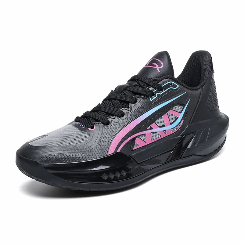 Hot Sale Running Shoes Fashionable Non-slip Men's Sports Shoes Cushioning Breathable Basketball Shoes