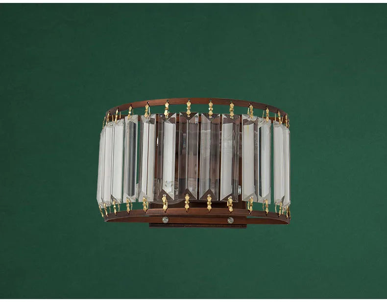 Modern Light Luxury Crystal Wall Lamp Bedroom Bedside Simple Atmosphere Living Room Background Minimalist Room Lighting