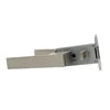 Italian Minimalist Bedroom Silent Split Lock Embedded Door Plank With Zinc Alloy Plate Magnetic Handle Door Lock