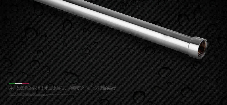 Shower Extender Gray Black Shower Extension Rod Shower Bracket 30\40\50 cm Shower Extension Rod Riser Tube Bathroom Accessories