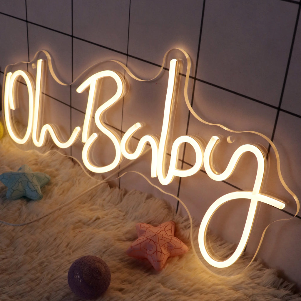 U.S. Warehouse Drop Shipping Neon Sign Making Machine Led Neon Light Acrylic Holiday Lighting on Baby Neon Sign