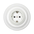 Porcelain  Electrical Wall Socket,Flush-mounted Socket Outlet 240V,16A