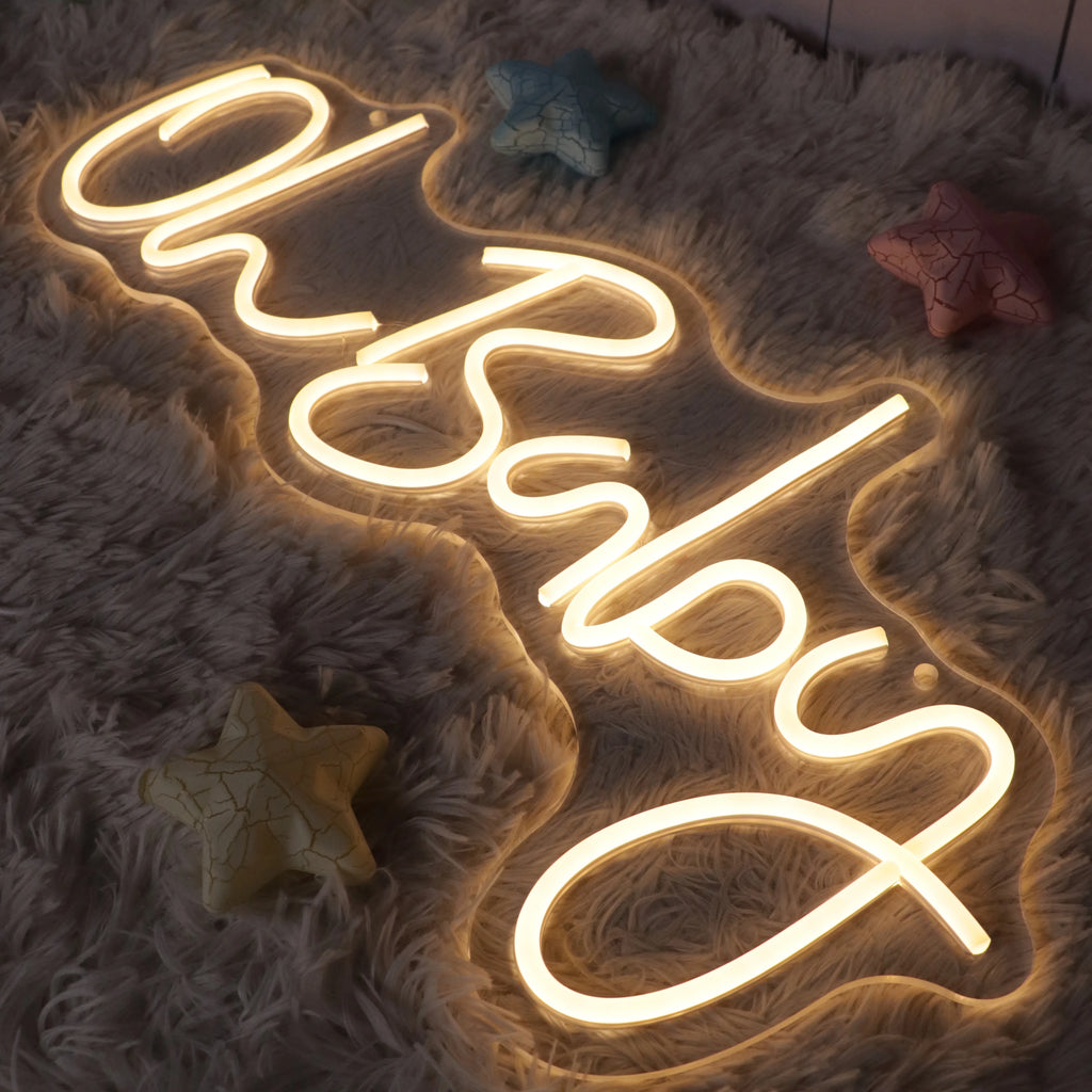 U.S. Warehouse Drop Shipping Neon Sign Making Machine Led Neon Light Acrylic Holiday Lighting on Baby Neon Sign