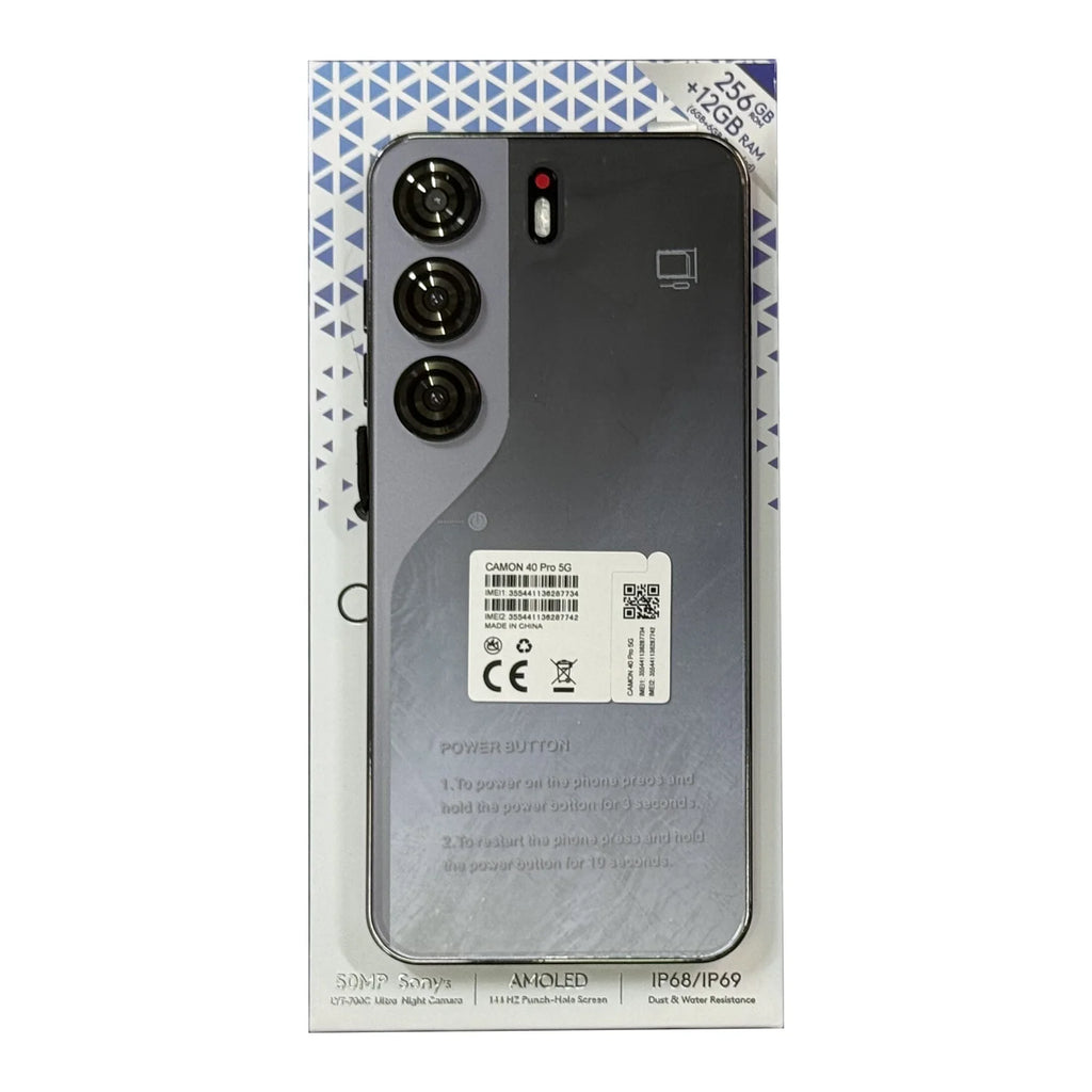 Good Quality Camon 40 Version Android Smartphones 5G Unlocked Cellphones Dual SIM Card Mobile Phones Camon 40 Promaxe 1tb