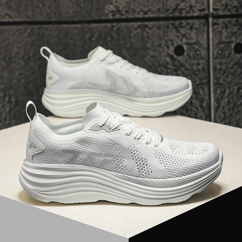 Unisex Summer Running Shoes 3D Upper  MD Supercritical Foam for Barefoot Feel Anti Slip Cushioned for Commute Travel