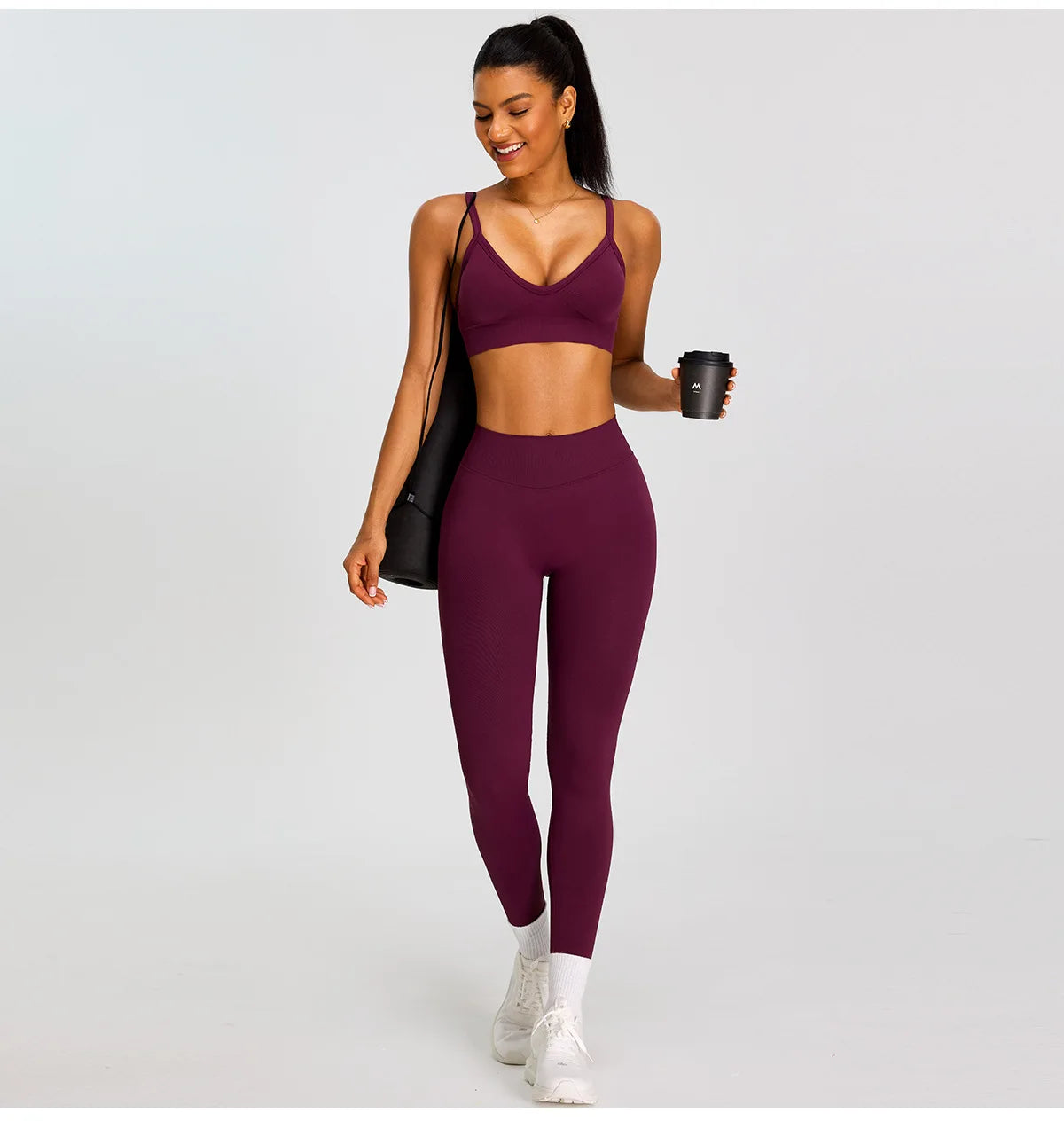 Women's Scrunch Butt Gym Shorts Seamless Wear Sport Women Breathable Yoga Pants Adjustable Sport Bra