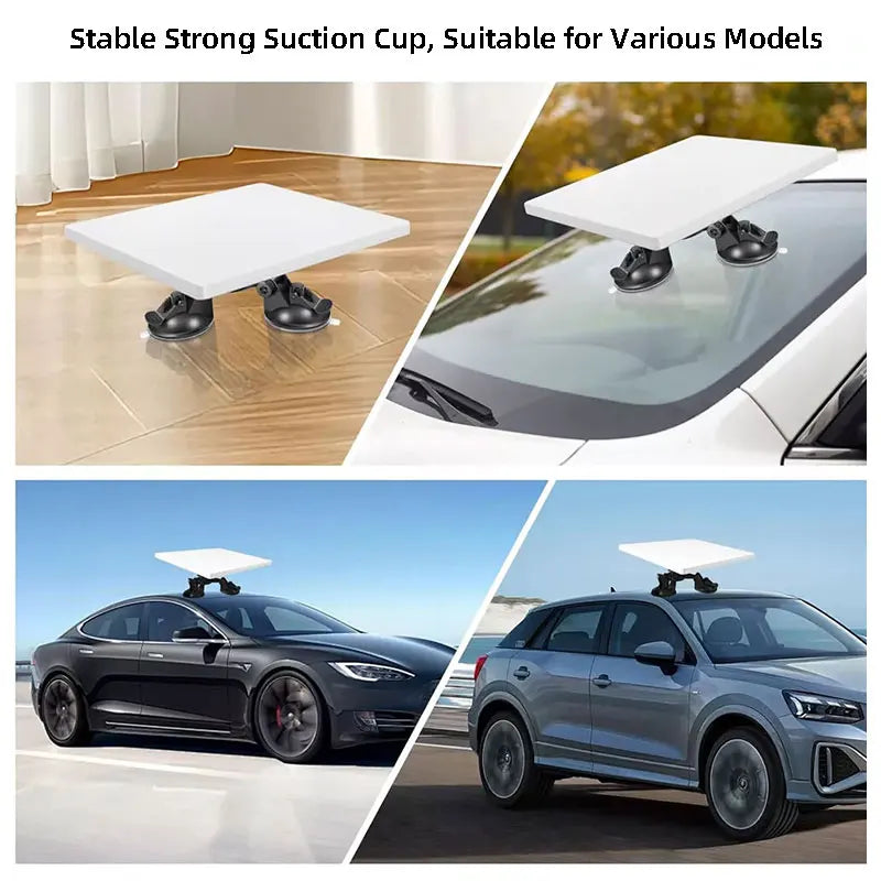 Factory Cheap Suction Cup Mount Base for Starlink Mini TV Antenna Car Roof Mount Kits Bracket Accessories