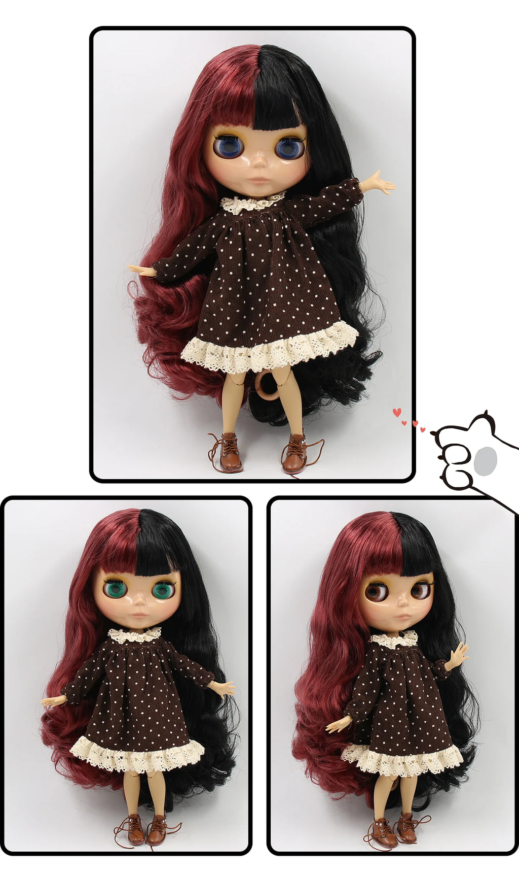ICY DBS Blyth Doll 1/6 BJD Toy Joint Body Special Offer Lower Price DIY Girls Gift 30cm Anime Doll Random Eyes Colors