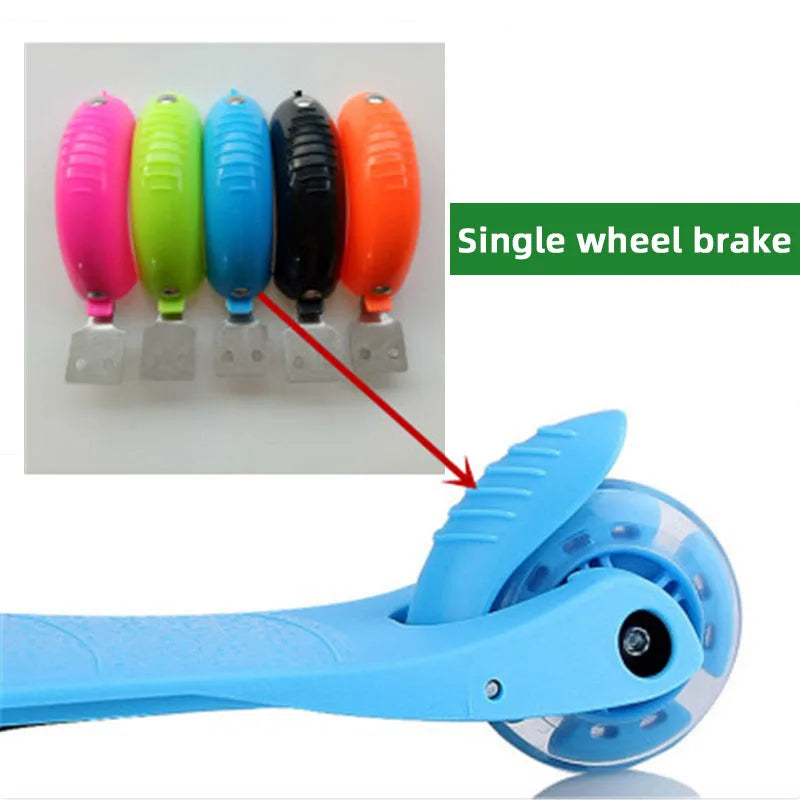 Scooter Accessories Brake Pads Children Tricycle Quad Wheel Scooter Rear Wheel Brake Pads Scooter Back Wheel Brake Scooter Brake