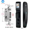 High Quality Smart Biometric Door Lock Automatic Fingerprint Recognition WIFI Video Intercom Mobile App Control Aluminum Alloy