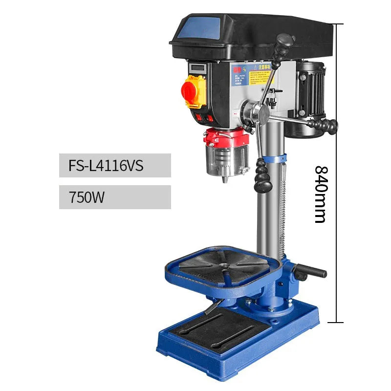 Infinitely Variable Speed Electric Drill Press CNC Vertical 220V Motor for Construction Industries Manual and Automatic