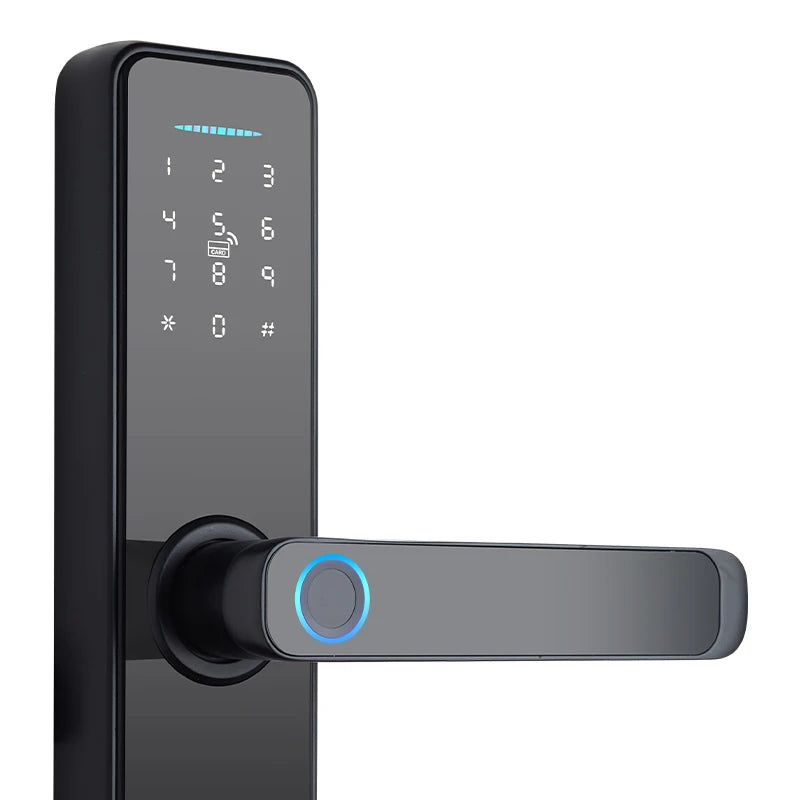 YAGU Multi Point Digital Fingerprint TTLOCK Tuya App Smart Door Lock With Camera  Smart Locks Front Door